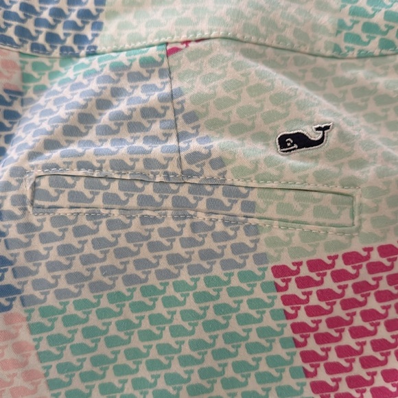 Vineyard vines shorts, size 4 pink blue green - Picture 3 of 4